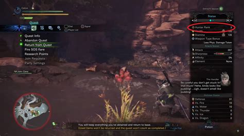 mhw how to increase hunter rank